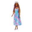 Barbie Księżniczka Lalka Niebiesko-fioletowy strój. Wydawca: Mattel. Dadada.pl Opakowanie Barbie Księżniczka Lalka Niebiesko-fioletowy strój