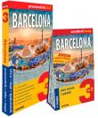 Barcelona 3w1 przewodnik + atlas + mapa. Autor: Rogala Larysa. Dadada.pl Okładka książki Barcelona 3w1 przewodnik + atlas + mapa