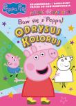 Baw się z Peppą! Świnka Peppa. Odrysuj koloruj. Autor: Opracowanie zbiorowe. Dadada.pl Okładka książki Baw się z Peppą! Świnka Peppa. Odrysuj koloruj