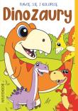 Okładka książki Bawię się i koloruję. Dinozaury