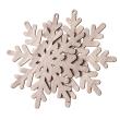 Opakowanie Baza drewniana - śnieżynki 15cm 2szt