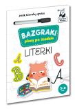 Bazgraki piszą po śladzie. Literki. Kapitan Nauka 3-6 lat. Autor: Opracowanie zbiorowe. Dadada.pl Okładka książki Bazgraki piszą po śladzie. Literki. Kapitan Nauka 3-6 lat