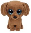 Opakowanie Beanie Boos DOUGIE - brązowy pies-jamnik średni