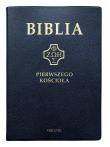 Okładka książki Biblia pierwszego Kościoła pvc granatowa