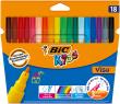 BIC Kids Visa Flamastry Pudełko 18szt. Wydawca: Bic. Dadada.pl Opakowanie BIC Kids Visa Flamastry Pudełko 18szt