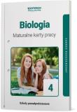 Okładka książki Biologia LO 4 Maturalne karty pracy ZR OPERON