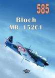 Bloch MB.152 C1. Autor: Janusz Ledwoch. Dadada.pl Okładka książki Bloch MB.152 C1