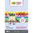 Opakowanie Blok techniczny kolorowy A3 170g Happy Color pakiet 10sztuk