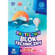Opakowanie Blok techniczny kolorowy pastelowy Astrapap A4 170g 10 ark 