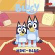 Bluey. Mini-Blue. Moja czytanka. Autor: Ludo. Dadada.pl Okładka książki Bluey. Mini-Blue. Moja czytanka