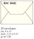 Opakowanie Box 25 kopert 8x11cm kremowe BSC 804E