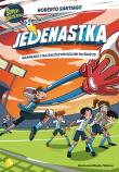 Bramkarz z najdłuższymi rękami na świecie. Jedenastka. Tom 2. Autor: Santiago Roberto. Dadada.pl Okładka książki Bramkarz z najdłuższymi rękami na świecie. Jedenastka. Tom 2