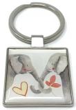 Opakowanie Brelok do kluczy K31 Słonie miłość