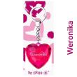Opakowanie Brelok serce Weronika