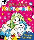 Brokatowa kolorowanka. Kraina czarów. Autor: Podgórska Anna. Dadada.pl Okładka książki Brokatowa kolorowanka. Kraina czarów
