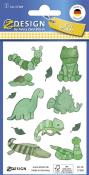Opakowanie Brokatowe naklejki - Dinozaury, jaszczurki
