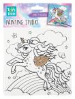 Opakowanie Canvas unicorn rainbow zestaw do malowania