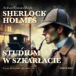 CD MP3 Sherlock Holmes. Studium w szkarłacie. Autor: Doyle Arthur Conan. Dadada.pl Okładka książki CD MP3 Sherlock Holmes. Studium w szkarłacie