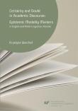 Certainty and doubt in academic discourse. Autor: Krystyna Warchał. Dadada.pl Okładka książki Certainty and doubt in academic discourse