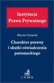 Okładka książki Charakter prawny i skutki oświadczenia...
