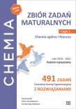 Chemia zbiór zadań maturalnych lata 2010–2022 poziom rozszerzony 491 zadań Centralnej Komisji Egzaminacyjnej z rozwiązaniami część 1 chemia ogólna i fizyczna. Autor: Piotr Kosztołowicz, Dorota Kosztołowicz. Dadada.pl Okładka książki Chemia zbiór zadań maturalnych lata 2010–2022 poziom rozszerzony 491 zadań Centralnej Komisji Egzaminacyjnej z rozwiązaniami część 1 chemia ogólna i fizyczna