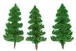 Opakowanie Choinka dekoracyjna zielona 6cm 3szt