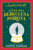 Cicha noc Herkulesa Poirota. Autor: Hannah Sophie. Dadada.pl Okładka książki Cicha noc Herkulesa Poirota