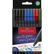 Opakowanie Cienkopis Grip 10 kolorów FABER CASTELL