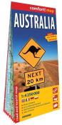 Comfort! map Australia 1:4 250 000 w.2025. Autor: Opracowanie zbiorowe. Dadada.pl Okładka książki Comfort! map Australia 1:4 250 000 w.2025