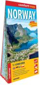 Comfort! map Norway 1:11000 000 w.2024. Autor:   Praca zbiorowa. Dadada.pl Okładka książki Comfort! map Norway 1:11000 000 w.2024