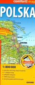 Comfort! map Polska 1:800 000 w.2022. Autor:   Praca zbiorowa. Dadada.pl Okładka książki Comfort! map Polska 1:800 000 w.2022