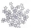 Opakowanie Confetti gwiazdki srebrne 60szt