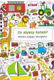 Co słyszy kotek? Wielka księga dźwięków (wersja ukraińska). Autor: Lieselot Versteeg. Dadada.pl Okładka książki Co słyszy kotek? Wielka księga dźwięków (wersja ukraińska)