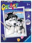 Opakowanie CreArt dla dzieci: Husky
