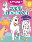 Cudne jednorożce. Tatuaże. Autor: Basia Szymanek. Dadada.pl Okładka książki Cudne jednorożce. Tatuaże