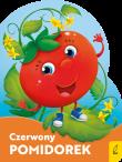 Czerwony pomidorek. Wykrojnik. Autor: Kozłowska Urszula. Dadada.pl Okładka książki Czerwony pomidorek. Wykrojnik
