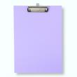 Opakowanie Deska A4 z klipem premium jasnofioletowa