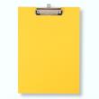 Opakowanie Deska A4 z klipem premium żółta