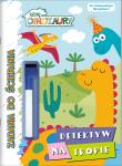 Detektyw na tropie. Lubię Dinozaury. Zadania do ścierania. Cry Babies. Autor: Opracowanie zbiorowe. Dadada.pl Okładka książki Detektyw na tropie. Lubię Dinozaury. Zadania do ścierania. Cry Babies