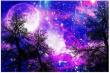 Opakowanie Diamentowa mozaika Fioletowa noc nad drzewami NO-1006979