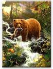 Opakowanie Diamentowa mozaika niedźwiedź nad strumieniem NO-1008649