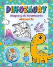 Okładka książki Dinozaury. Magnesy do kolorowania
