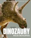Dinozaury. Wielka encyklopedia. Autor: Barker Chris, Brodacki Michał. Dadada.pl Okładka książki Dinozaury. Wielka encyklopedia