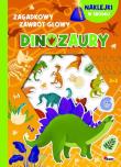 Dinozaury - wypukłe naklejki. Zagadkowy zawrót głowy. Autor: Korolkiewicz Elżbieta. Dadada.pl Okładka książki Dinozaury - wypukłe naklejki. Zagadkowy zawrót głowy