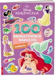 Okładka książki Disney Księżniczka. 100 brokatowych naklejek