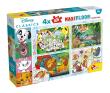 Opakowanie Disney. Puzzle dwustronne Maxi 4x48 el.