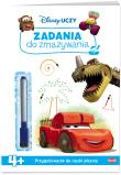 Disney Uczy. Zadania do zmazywania. Auta w trasie. Autor: Opracowanie zbiorowe. Dadada.pl Okładka książki Disney Uczy. Zadania do zmazywania. Auta w trasie
