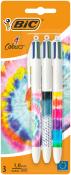 Opakowanie Długopis 4 Colours Message Tie Dye 3szt BIC