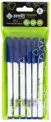 Długopis ze skuwką 0,5 mm Zenith Gliss niebieski 6szt.. Wydawca: ASTRA art-pap. Dadada.pl Opakowanie Długopis ze skuwką 0,5 mm Zenith Gliss niebieski 6szt.