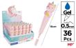Opakowanie Długopis żelowy Squishy Jednorożec (36szt)